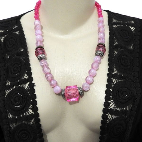 Colar Rosa Cristal Colar Rosa Cristal