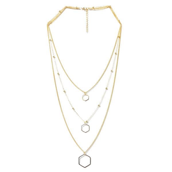 Colar Triplo Dourado Colar Triplo Dourado