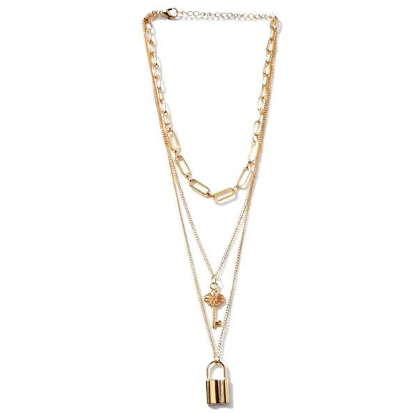 Choker Dourado Cadeado Choker Dourado Cadeado
